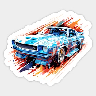 Car Racing Formula 1 Competition Abstract Sticker